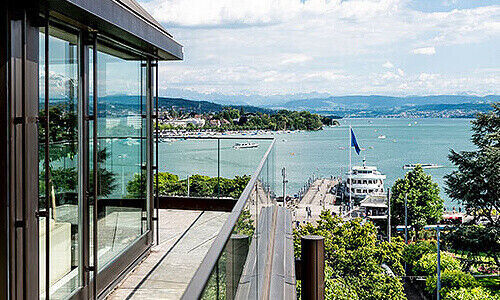 Dachterrasse der UBP in Zürich (Bild: UBP)