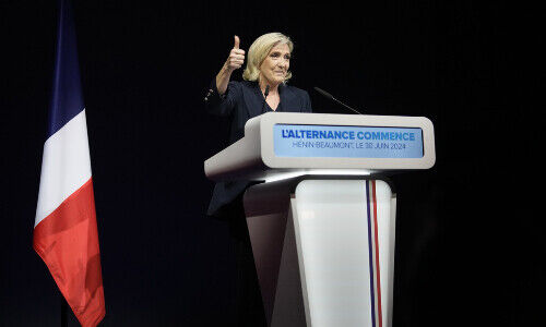 Marine Le Pen, französische Juristin und Politikerin, RN (Bild: Keystone)