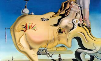 Salvador Dali, Visage du grand masturbateur, 1929 (Bild: PAM Nacional Centro de Arte Reina Sofía, Fundació Gala-Salvador Dali / Adagp, Paris 2024)