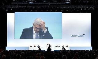 Urs Rohner an der Credit-Suisse-Generalversammlung 2016 (Bild: Keystone)