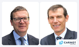 Rolf Helbing & Andres Gujan, Carnot Capital (von Links)