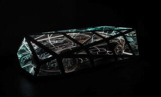 Aston Martin Vanquish als Lichtskulptur (Bild: zvg)