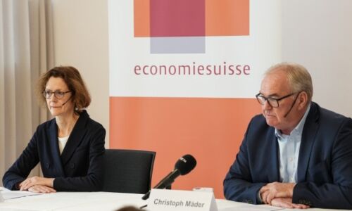 Monika Rühl und Christoph Mäder (Bild: Economiesuisse)