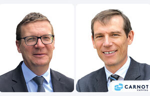 Rolf Helbing & Andres Gujan, Carnot Capital (von Links)