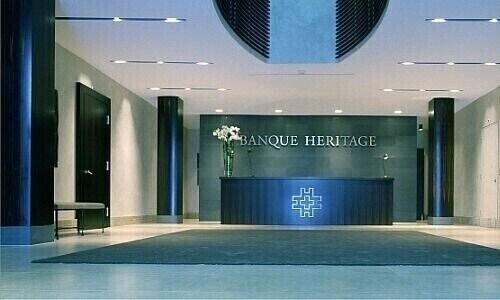 Eingang zur Banque Heritage (Bild: zVg)