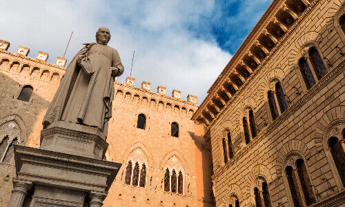 La sede di Mps a Siena (Immagine: Shutterstock)