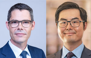 Daniel Ammon, Leiter Institutional Client Coverage Schweiz und Alex Leung, Head of Infrastructure Research & Strategy