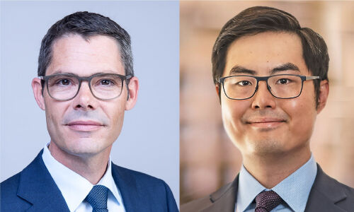 Daniel Ammon, Leiter Institutional Client Coverage Schweiz und Alex Leung, Head of Infrastructure Research & Strategy