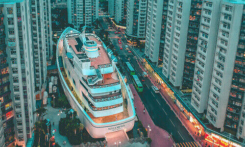 Wohnsiedlung in Whampoa-Viertel in Hongkong (Bild: Suhja Official, Unsplash)