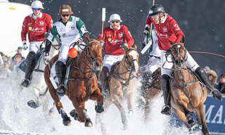 Glitzernde Kulisse: Snow Polo St. Moritz. (Bild: zVg)